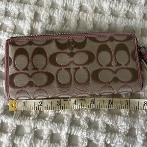 Pink Coach wallet